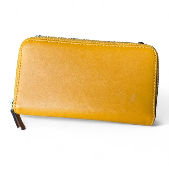 Nine West Yellow Clutch Wristlet - Picture 3 of 5